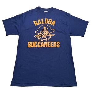Vintage Balboa High School Buccaneers vtg San Francisco T shirt  Men size Large